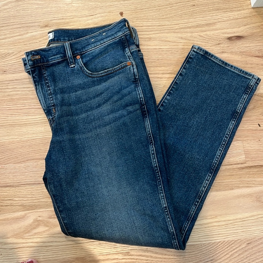 Mid Rise Stovepipe Madewell Jeans